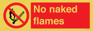 No naked flames